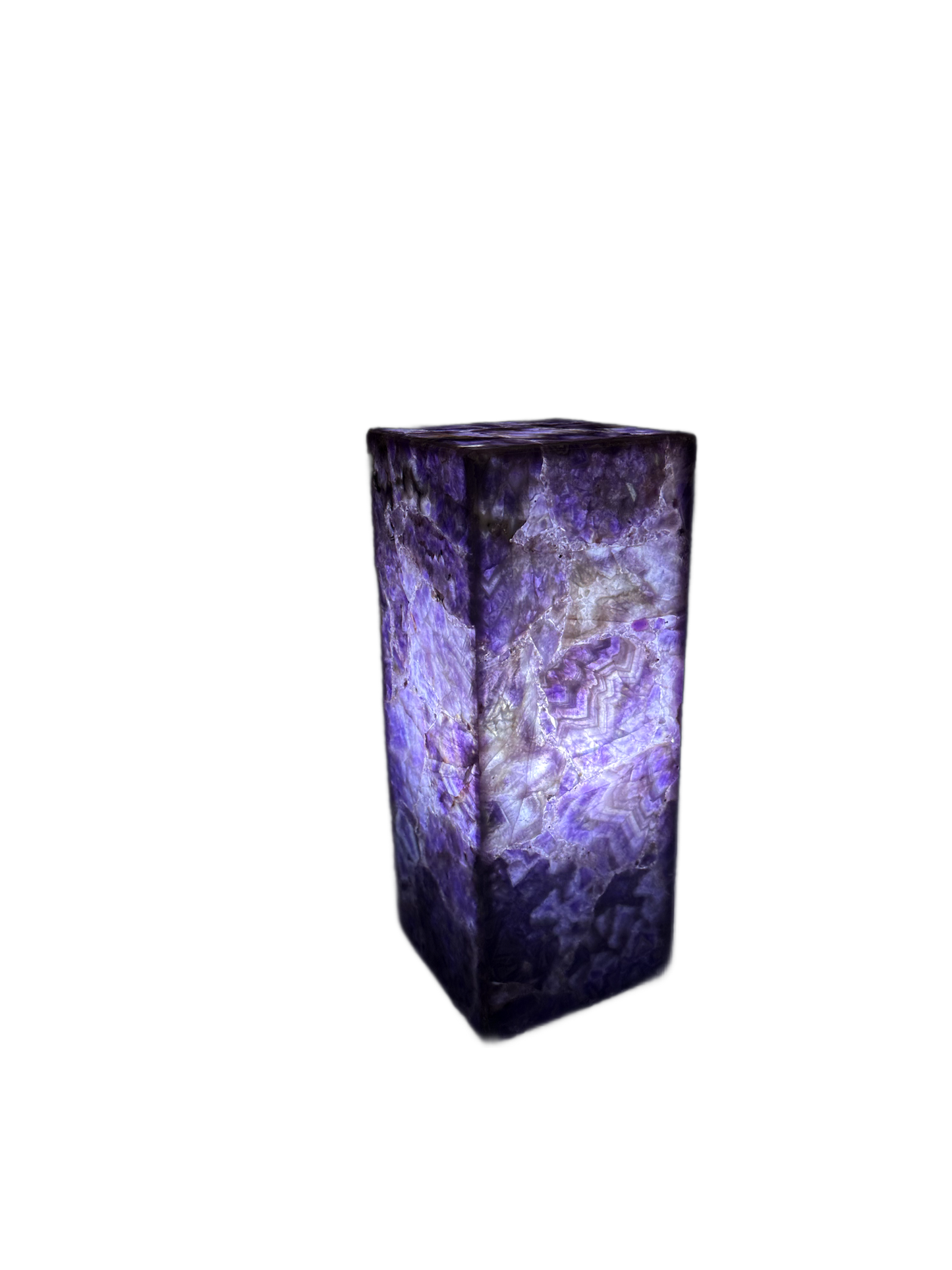 Purple Amethyst Lamp