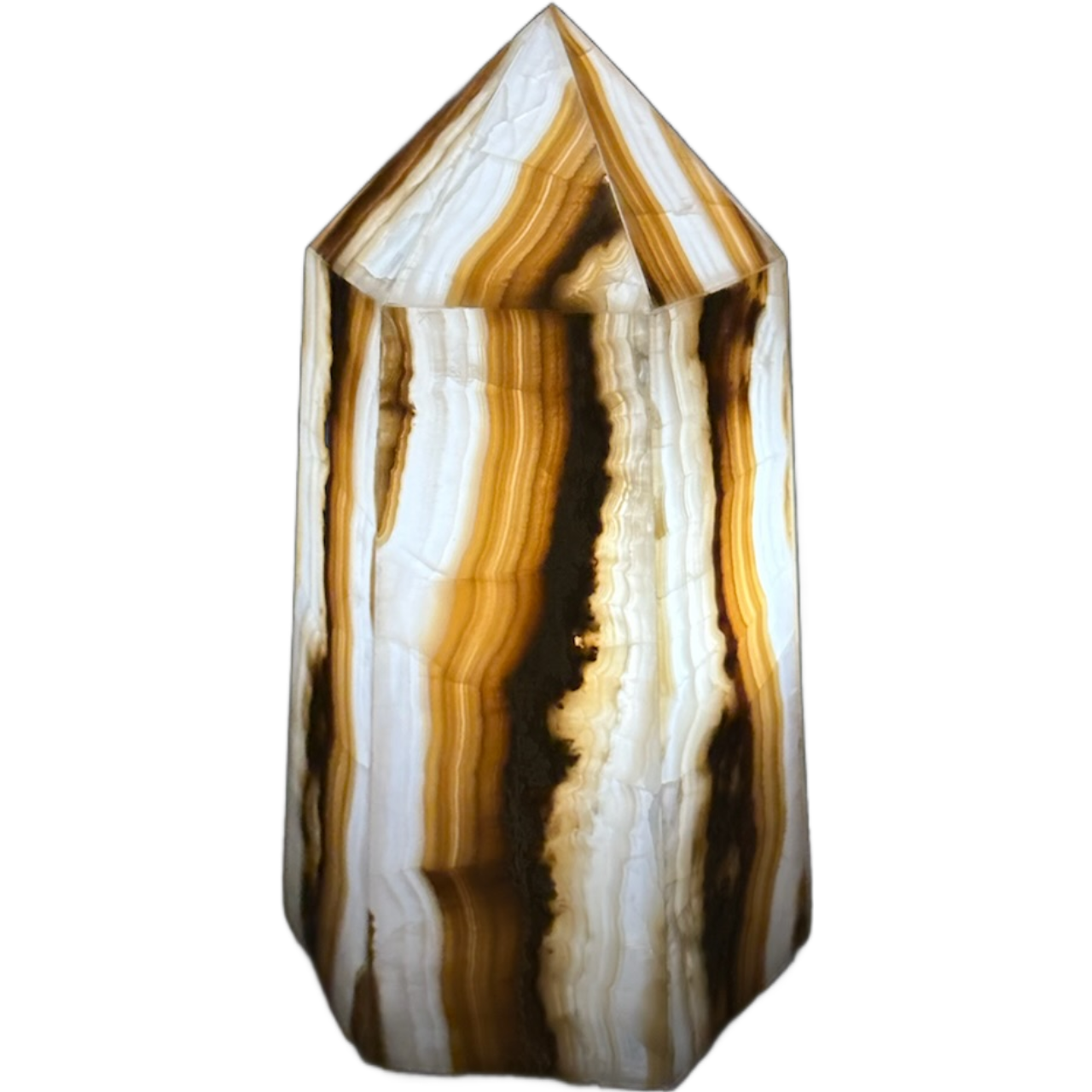Onyx Obelisk Lamp